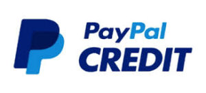 PayPal Credit's logo signifying this payment option is accepted.