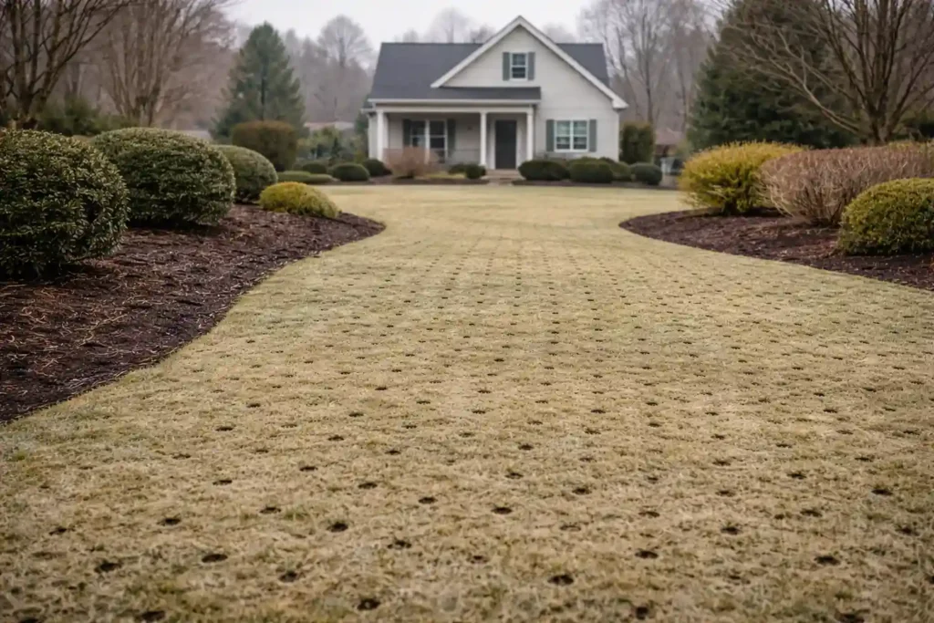 spring lawn care using aeration