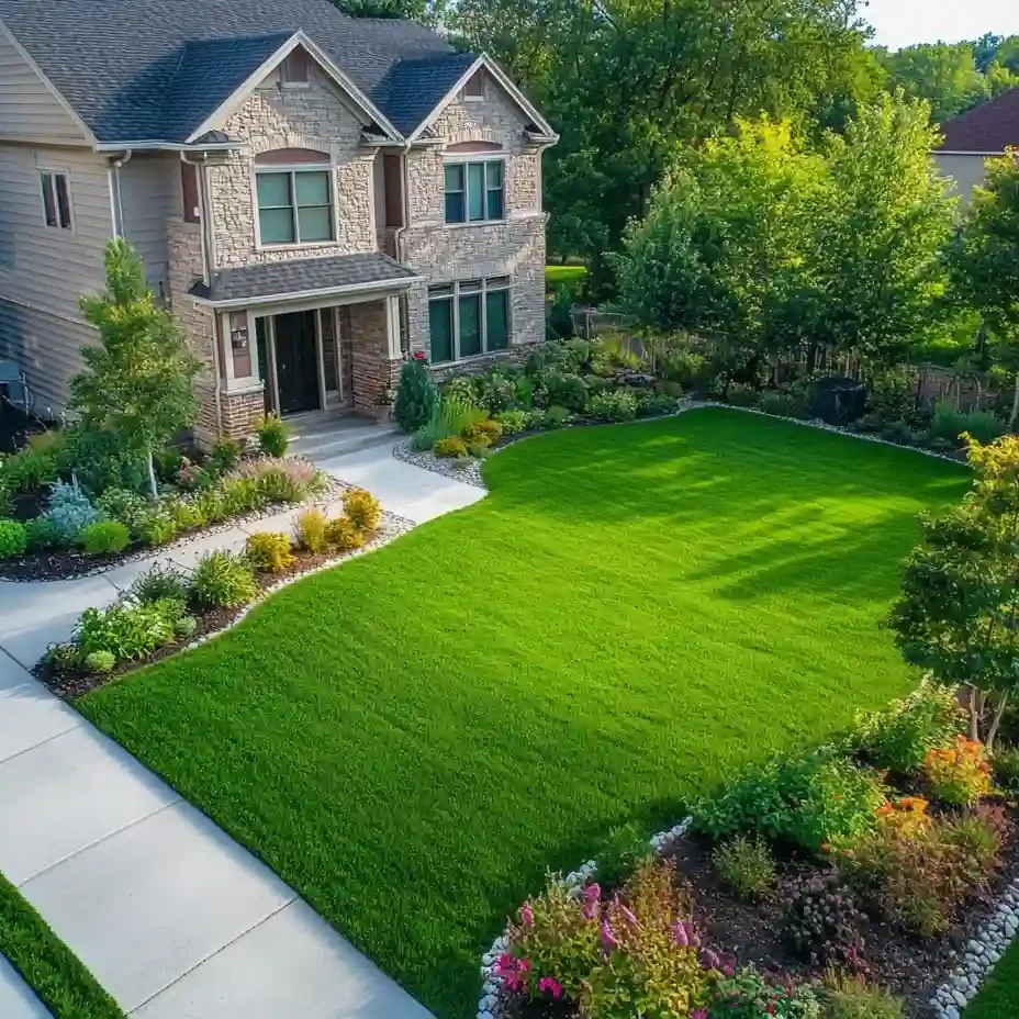 backyard maintenance services - sod installation