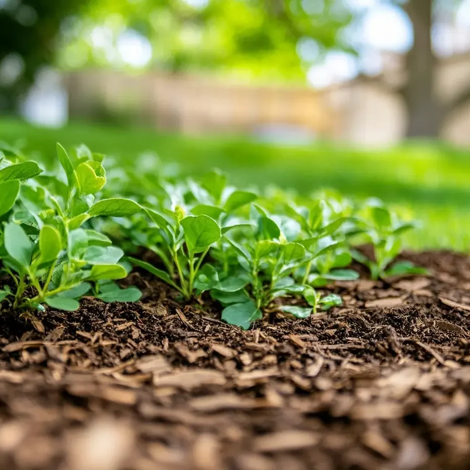 Mulch installation and fall landscaping services in Wake Forest, NC, for yard care and cleanup.