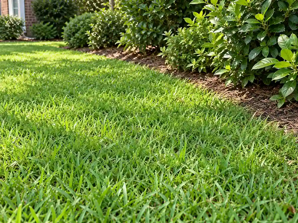 Centipedegrass lawn for fall lawn fertilization in Raleigh, NC