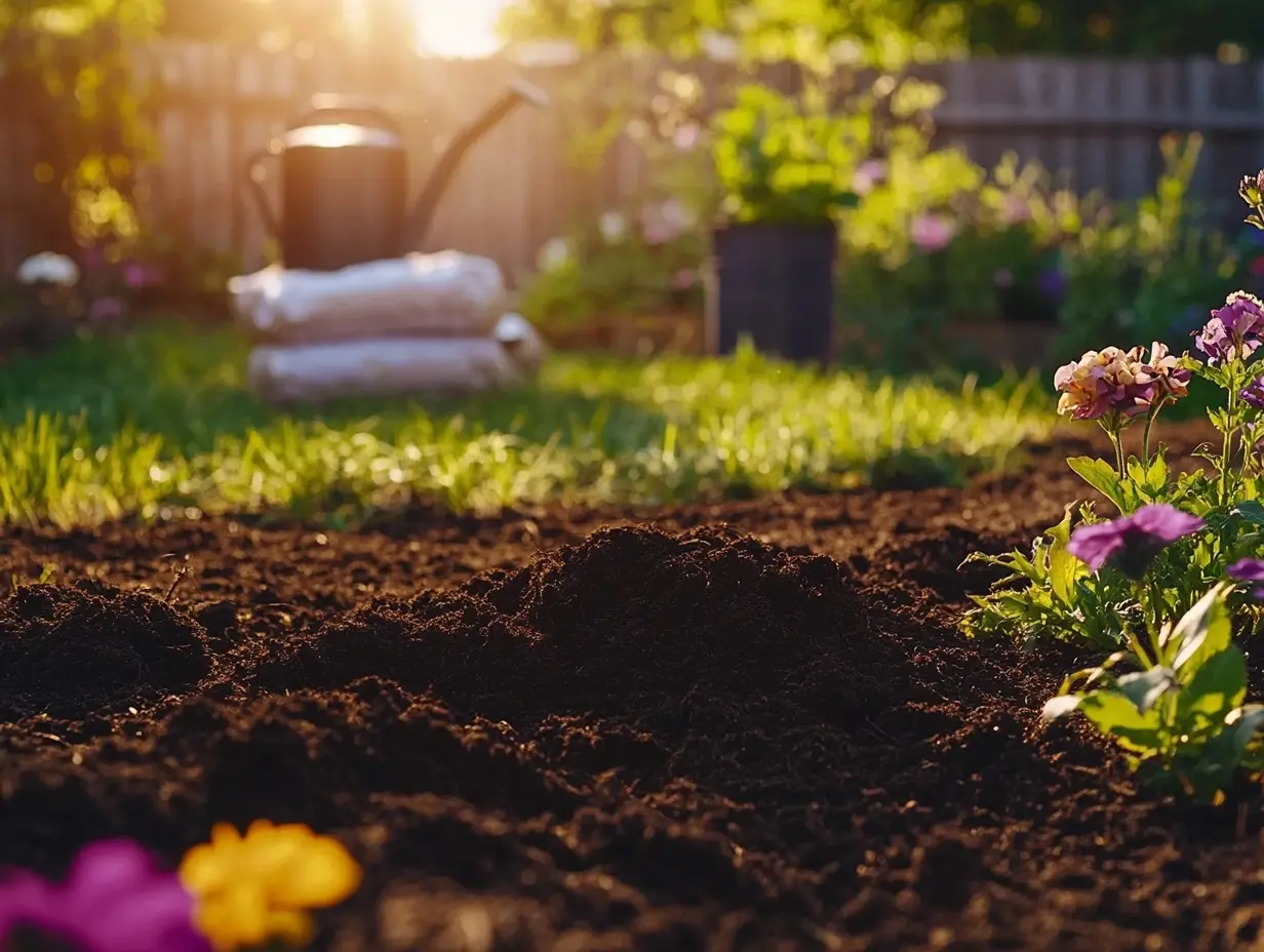 flower bed landscaping wake forest