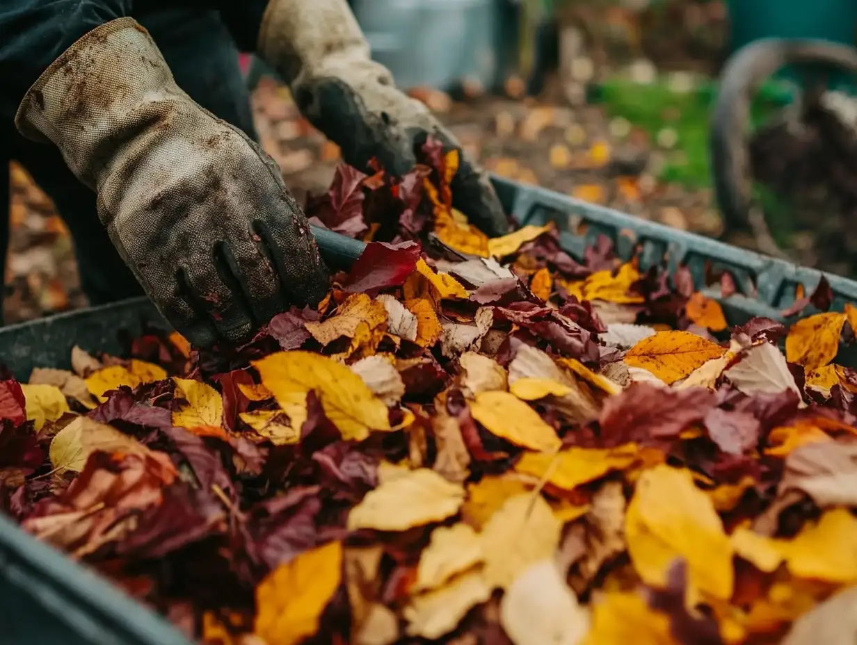 Fall clean up and leaf removal service for properties in Wake Forest, NC, and surrounding areas.