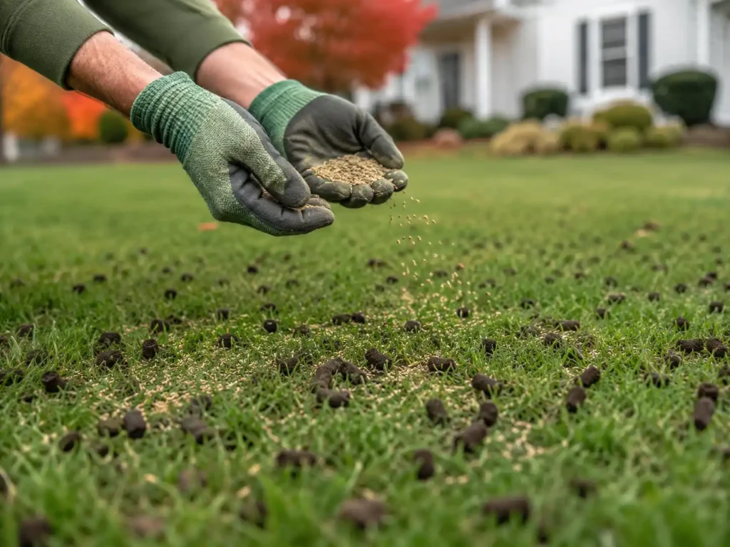 aeration and overseeding for fall preparation