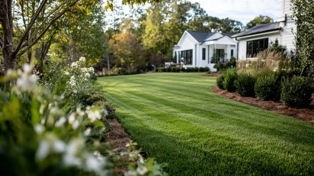 lawn renovation in Raleigh NC restoring patchy grass and uneven areas